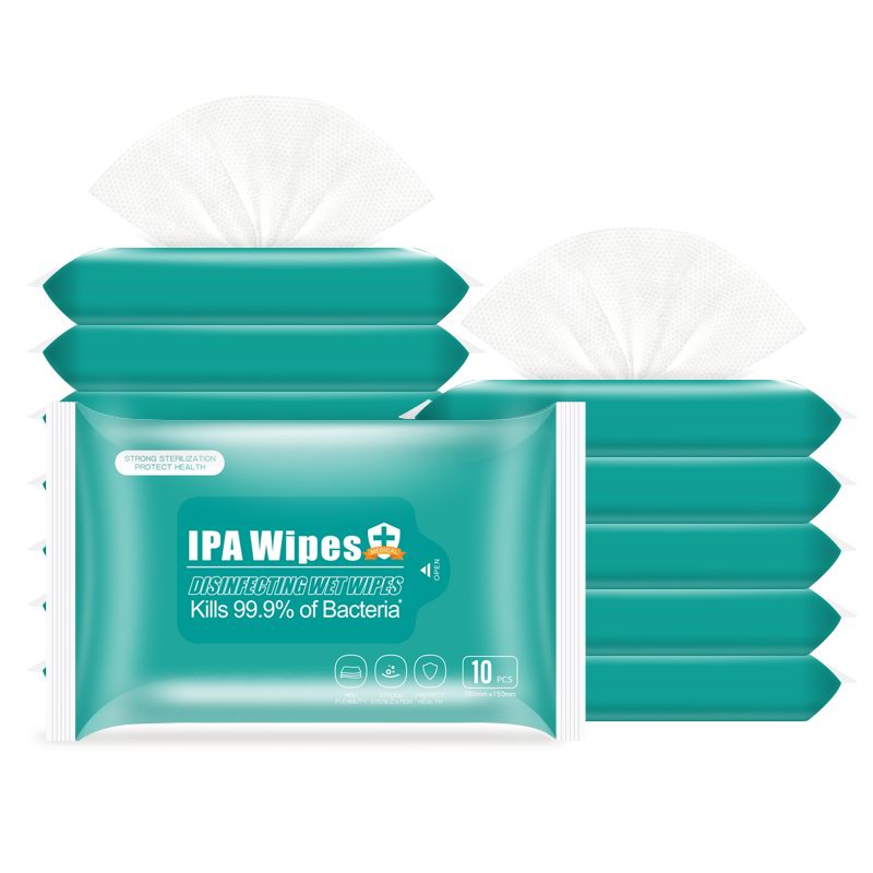 10 pcs IPA Wipes
