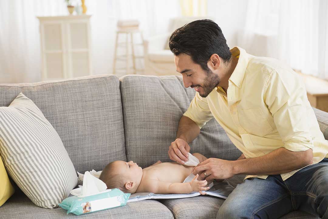 Unscented baby wipes are safe for baby's skin