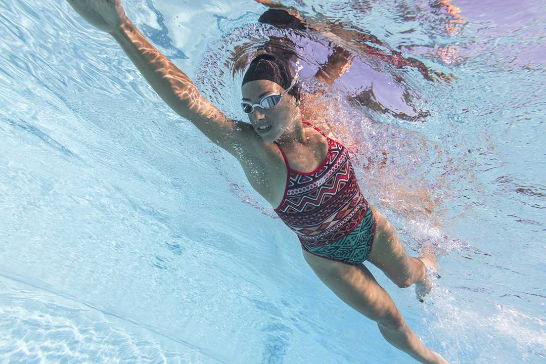 Swimming woman